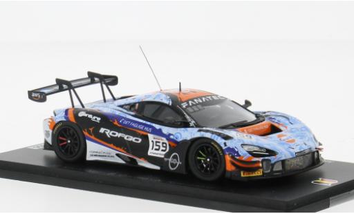 Modelauto McLaren 720 GT3 EVO S No.159 Garage 59 24h Spa 2023 1/43 Spark