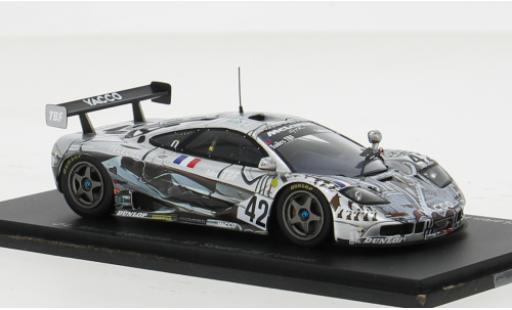 Modelauto McLaren F1 GTR GTR No.42 Societe BBA Competition 24h Le Mans 1995 1/43 Spark