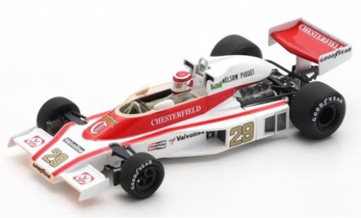 Modelauto McLaren M23 Base Ford No.29 Liggett Group / B&S Fabrications Chesterfield formule 1 GP &Atilde;�sterreich 1978 N.Piquet 1/43 Spark