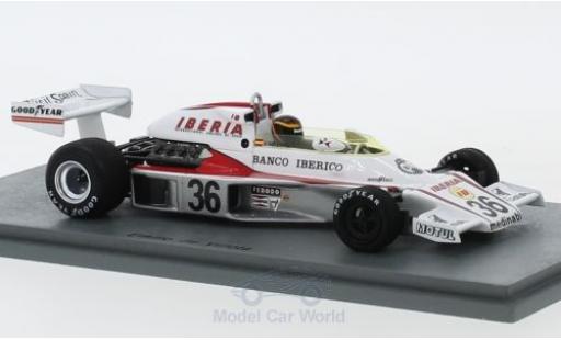 Modelauto McLaren M23 Base No.36 formule 1 GP Spanien 1977 E.de Villota 1/43 Spark