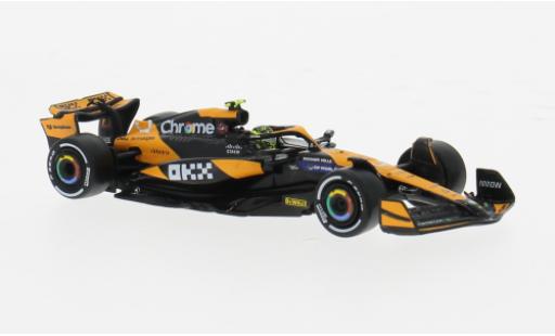 Modelauto McLaren F1 Base MCL38 No.4 Team formule 1 2024 1/64 Spark