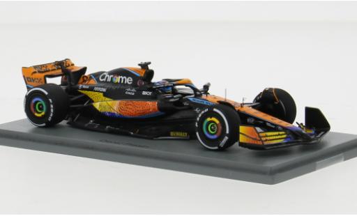 Modelauto McLaren F1 MCL60 No.81 Team formule 1 GP Abu Dhabi 2023 1/43 Spark