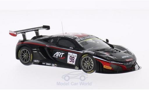 Modelauto McLaren MP4-12C Base No.98 ART Grand Prix 24h Spa 2014 G.Demoustier/C.Lapierre/A.Parente 1/43 Spark