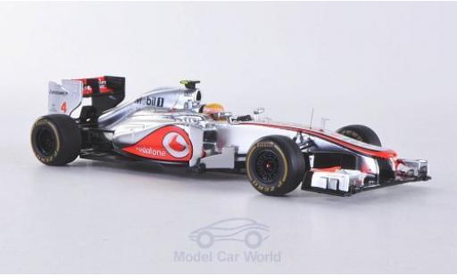 Modelauto McLaren MP4 MP4-27 No.4 Vodafone GP Monaco 2012 met Decals L.Hamilton 1/43 Spark