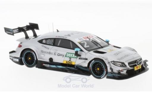 Modelauto Mercedes C DTM AMG C 63 No.2 -AMG Team HWA Lausitzring 2017 150 Races & Gary G.Paffett 1/43 Spark