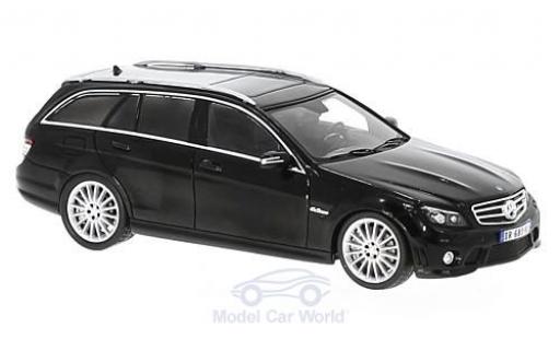 Modelauto Mercedes C AMG C63 T-Modell (S204) zwart 2010 1/43 Spark