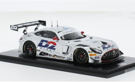 Modelauto Mercedes AMG GT GT3 3 No.1 2 Seas Motorsport British GT Championship 2023 1/43 Spark