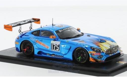 Modelauto Mercedes AMG GT GT3 3 No.175 Sun Energy 1 Team HTP Motorsport 24h Spa 2018 K.Habul/B.Schneider/T.J&Atilde;&curren;ger/M.Konrad 1/43 Spark