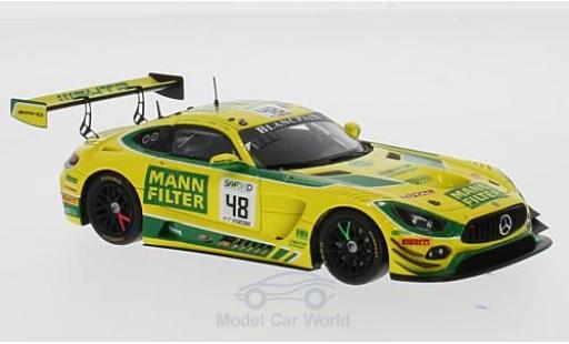Modelauto Mercedes AMG GT GT3 3 No.48 Mann-Filter Team HTP Motorsport 24h Spa 2017 I.Dontje/P.Assenheimer/K.Heyer 1/43 Spark