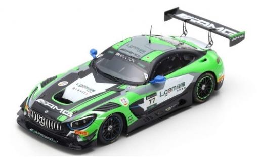Modelauto Mercedes AMG GT GT3 3 No.77 -AMG Team CraftBamboo Racing 10H Suzuka 2019 M.G&Atilde;&para;tz/L.Stolz/Y.Buurman 1/43 Spark