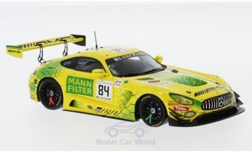 Modelauto Mercedes AMG GT GT3 3 No.84 -AMG Team Mann-Filter 24h Spa 2018 R.van der Zande/E.Mortara/G.Paffett 1/43 Spark