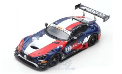 Modelauto Mercedes AMG GT GT3 3 No.87 AKKA-ASP Team FIA GT Nations Cup Bahrain 2018 Team France J-L.Beaubelique/J.Pla 1/43 Spark