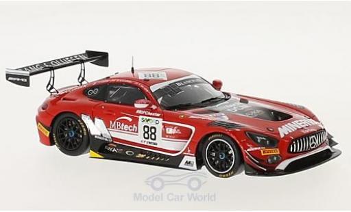 Modelauto Mercedes AMG GT GT3 3 No.88 AKKA ASP 24h Spa 2017 F.Serralles/D.Juncadella/T.Vautier 1/43 Spark