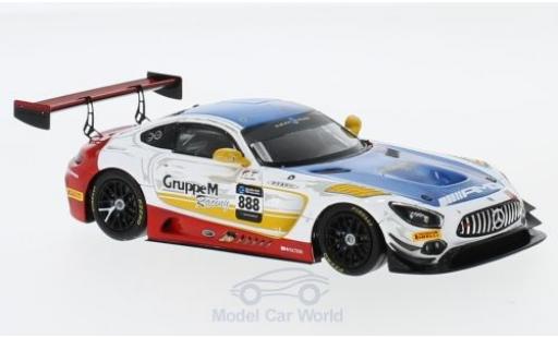 Modelauto Mercedes AMG GT GT3 3 No.888 -AMG Team GruppeM Racing 10H Suzuka 2018 T.Vautier/M.Engel/R.Marciello 1/43 Spark