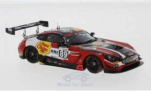 Modelauto Mercedes AMG GT GT3 3 No.89 AKKA ASP 24h Spa 2017 D.Perfetti/A.Fontana/L.Badey/N.Bastian 1/43 Spark