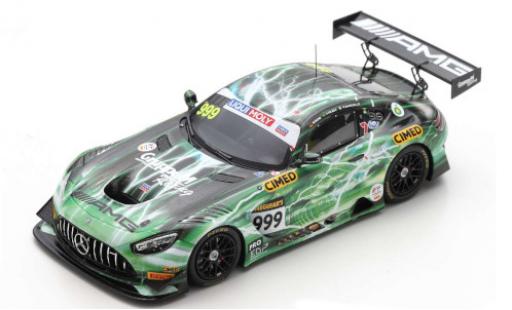 Modelauto Mercedes AMG GT GT3 3 No.999 GruppeM Racing 12h Bathurst 2020 F.Fraga/M.Buhk/R.Marciello 1/43 Spark