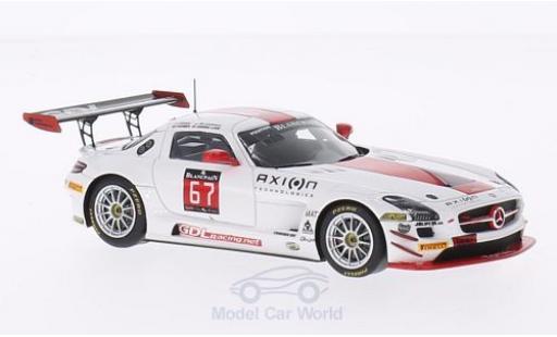 Modelauto Mercedes SLS GT3 AMG No.67 GDL Motorsport 24h Spa 2014 G.De Lorenzi/N.Farmer/K.Liam Lim/J.C.Perrin 1/43 Spark