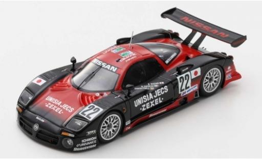 Modelauto Nissan R390 Le Mans GT1 RHD No.22 Motorsport Unisia Jecs 24h 1997 A.Suzuki/R.Patrese/E.van de Poele 1/43 Spark