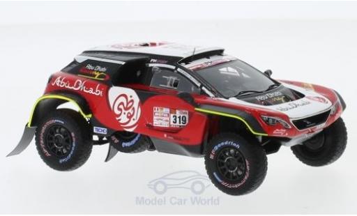 Modelauto Peugeot 3008 DKR Maxi No.319 PH-Sport Abu Dhabi Rally Dakar 2018 K.AI Qassimi/P.Maimom 1/43 Spark