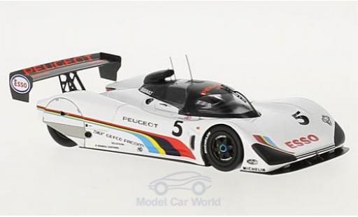Modelauto Peugeot 905 1991 No.5 24h Le Mans M.Baldi/P.Alliot/J-P.Jabouille 1/43 Spark