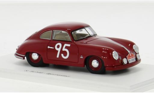 Modelauto Porsche 356 Base 1100 No.95 Rally Monte Carlo 1954 1/43 Spark