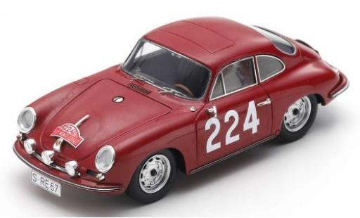 Modelauto Porsche 911 B B T6 Carrera 2 No.224 Rally Monte Carlo 1964 G.Klass/H.Wencher 1/43 Spark