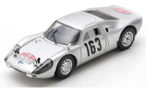 Modelauto Porsche 904 1965 Carrera GTS No.163 Rally Monte Carlo P.Toivonen/A.J&Atilde;&curren;rvi 1/43 Spark