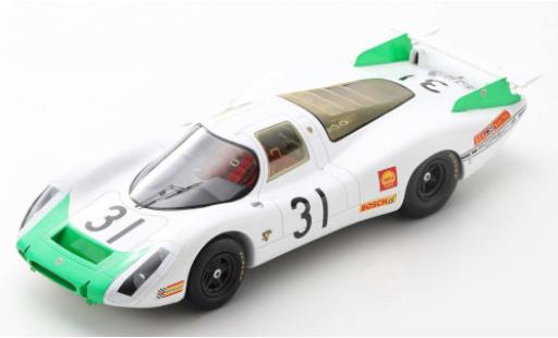 Modelauto Porsche 908 1968 No.31 System Engineering 24h Le Mans J.Siffert/H.Herrmann 1/18 Spark