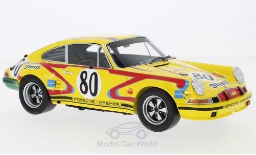 Modelauto Porsche 911 SC 2.5S No.80 Kremer 24h Le Mans 1972 J.Fitzpatrick/E.Kremer 1/18 Spark