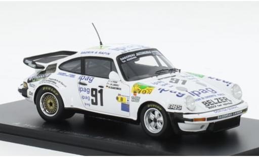 Modelauto Porsche 911 Base No.91 24h Le Mans 1983 1/43 Spark
