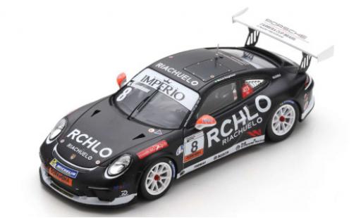 Modelauto Porsche 911 GT3 Cup No.8 Carrera Brasilien 2018 W.Neugebauer 1/43 Spark