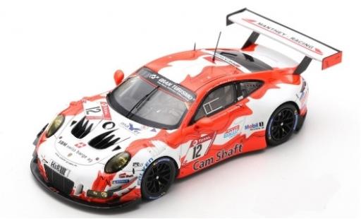 Modelauto Porsche 911 GT3 R (991) No.12 Manthey-Racing 24h N&Atilde;&frac14;rburgring 2019 O.Klohs/L.Kern/D.Olsen/M.Cairoli 1/43 Spark
