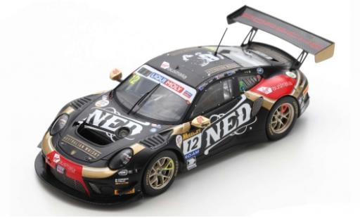 Modelauto Porsche 911 GT3 R (991) No.12 NED Racing Team 12h Bathurst 2020 D.Calgroen-Jones/.Dumas/J.Evans 1/43 Spark