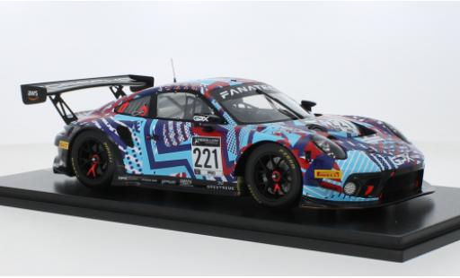 Modelauto Porsche 911 GT3 R No.221 GPX Martini Racing Spa Test Days 2022 1/18 Spark