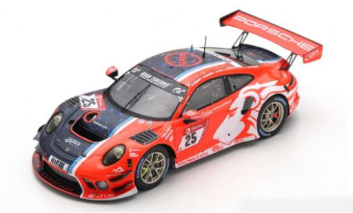 Modelauto Porsche 911 GT3 R (991) No.25 Huber Motorsport 24h N&Atilde;&frac14;rburgring 2020 L.Rocco di Torrepadula/P.Kolb/M.Holzer/N.Menzel 1/18 Spark