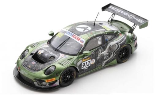 Modelauto Porsche 911 GT3 R (991) No.912 Absolute Racing 12h Bathurst 2020 D.Werner/M.Cairoli/T.Preining 1/43 Spark