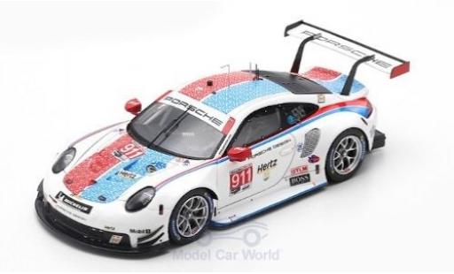 Modelauto Porsche 911 RSR (991) No.912 GT Team 24h Daytona 2019 E.Bamber/L.Vanthoor/M.Jaminet 1/64 Spark