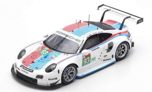 Modelauto Porsche 911 RSR (991) No.93 GT Team 24h Le Mans 2019 P.Pilet/E.Bamber/N.Tandy 1/43 Spark
