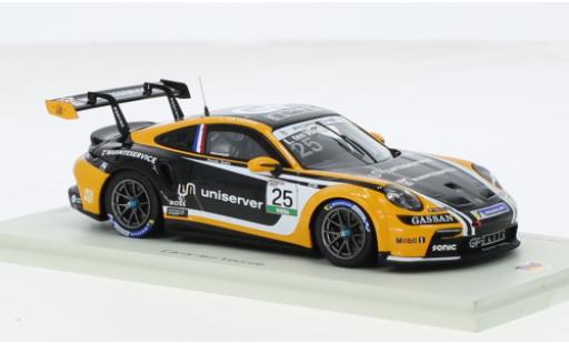 Modelauto Porsche 911 GT3 Cup No.25 Carrera Cup Duitsland 2023 1/43 Spark