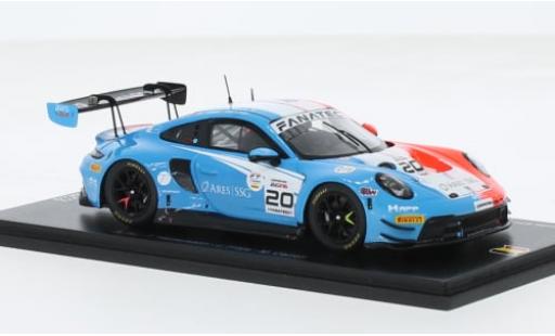 Modelauto Porsche 911 GT3 R No.20 Huber Motorsport 24h Spa 2023 1/43 Spark
