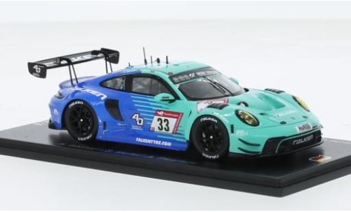 Modelauto Porsche 911 GT3 R No.33 Falken Motorsports Falken 24h N&Atilde;&frac14;rburgring 2023 1/43 Spark