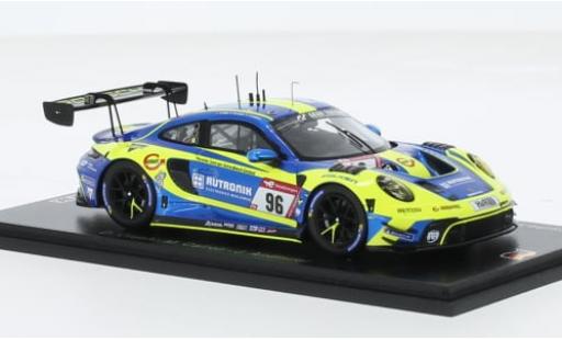 Modelauto Porsche 911 GT3 R No.96 Rutronik Racing 24h N&Atilde;&frac14;rburgring 2023 1/43 Spark