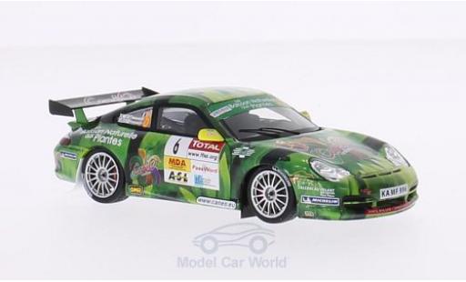 Modelauto Porsche 911 GT3 RS (996) No.6 CaneO Rally Lyon-Charbonnieres 2007 F.Delecour/M.Ronfort 1/43 Spark