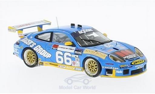 Modelauto Porsche 911 GT3 RS No.66 The Racers Group 24h Daytona 2003 J.Bergmeister/T.Bernhard/M.Schrom/K.Buckler 1/43 Spark