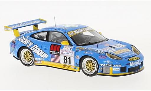 Modelauto Porsche 911 GT3 -RS No.81 24h Le Mans 2002 K.Buckler/T.Bernhard/L.Luhr 1/43 Spark