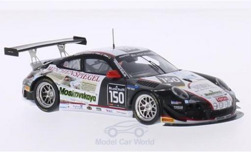 Modelauto Porsche 911 GT3 R (997) No.150 24h Spa 2014 G.Weiss/O.Kainz/J.Krumbach/C.Menzel 1/43 Spark