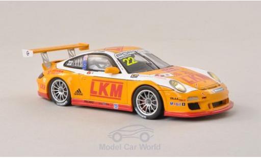 Modelauto Porsche 911 GT3 Cup (997) No.22 Asian Carrera Challenge - Maccao 2013 E.Bamber 1/43 Spark