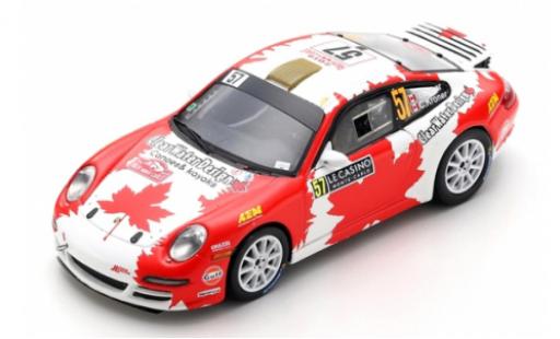 Modelauto Porsche 911 Carrera RGT (997) No.57 ClearWater Design Racing Rally Monte Carlo 2019 I.Crerar/C.Kr&Atilde;&para;ner 1/43 Spark
