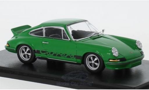 Modelauto Porsche 911 RS Carrera 2.7 groen 1973 1/43 Spark