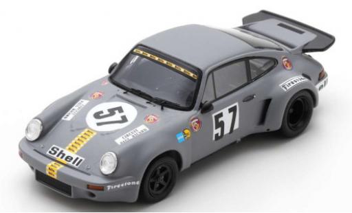 Modelauto Porsche 911 RSR Carrera 3.0 No.57 Gelo Racing 1000km Le Castellet 1974 T.Schenken/R.Stommelen 1/43 Spark